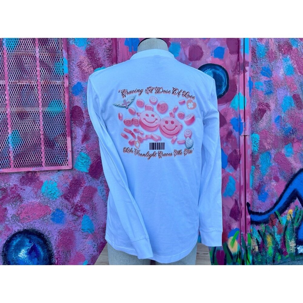 CRAVING For Love Long Sleeve T Shirt Size Medium